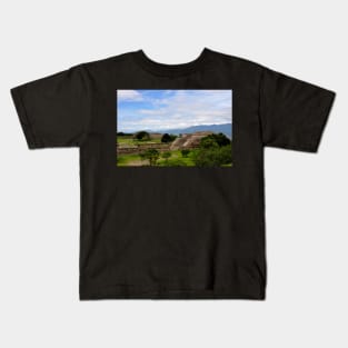 Site archéologique de Monte Alban, Oaxaca Mexique Kids T-Shirt